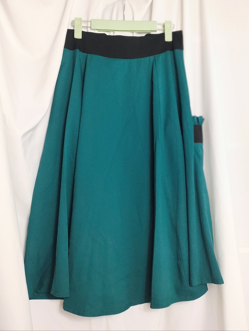 Banned Retro Skirt Teal Pocket Size Small - Picture 3 of 5